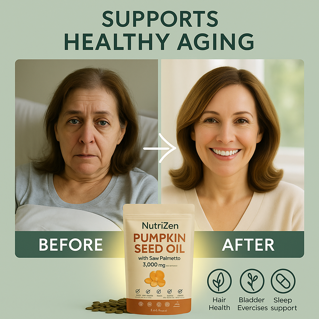 NutriZen Pumpkin Seed Oil Softgels