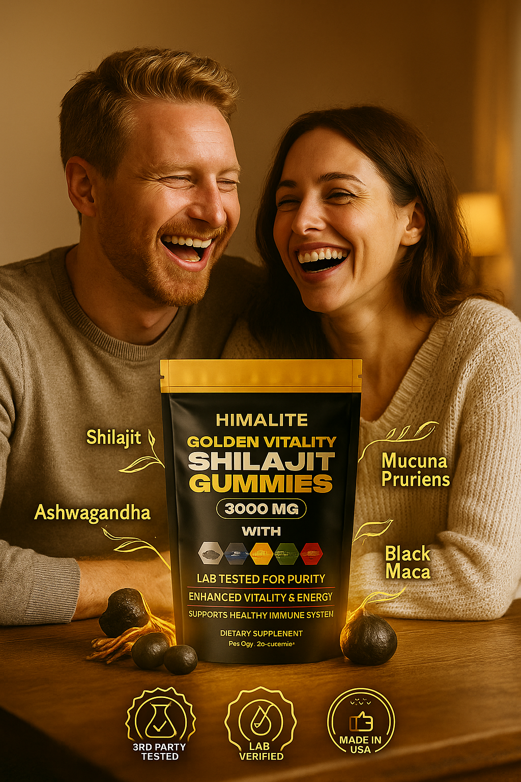 HIMALITE - vitality shilajit gummies