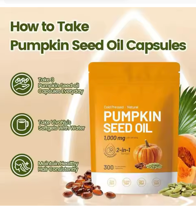 NutriZen Pumpkin Seed Oil Softgels