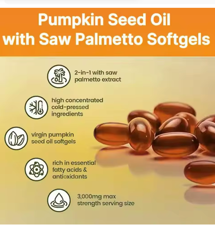 NutriZen Pumpkin Seed Oil Softgels