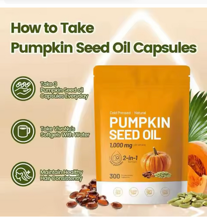 NutriZen Pumpkin Seed Oil Softgels